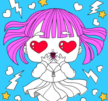 Popsy Surprise Valentines Day Coloring